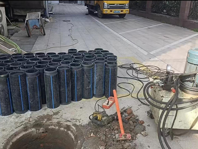 金牛PE置换管厂家 DN315置换管 非开挖管短管置换